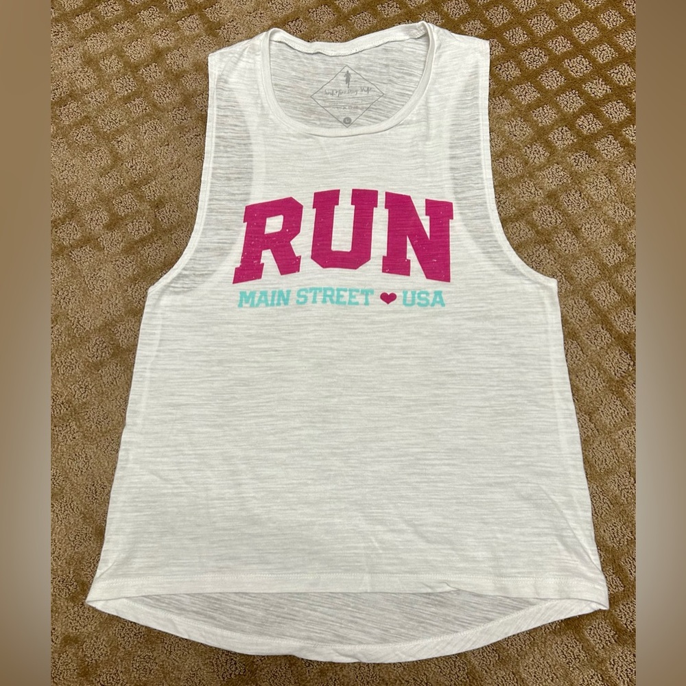 RUN Main Street USA - Muscle Tank. Sarah Marie Designs